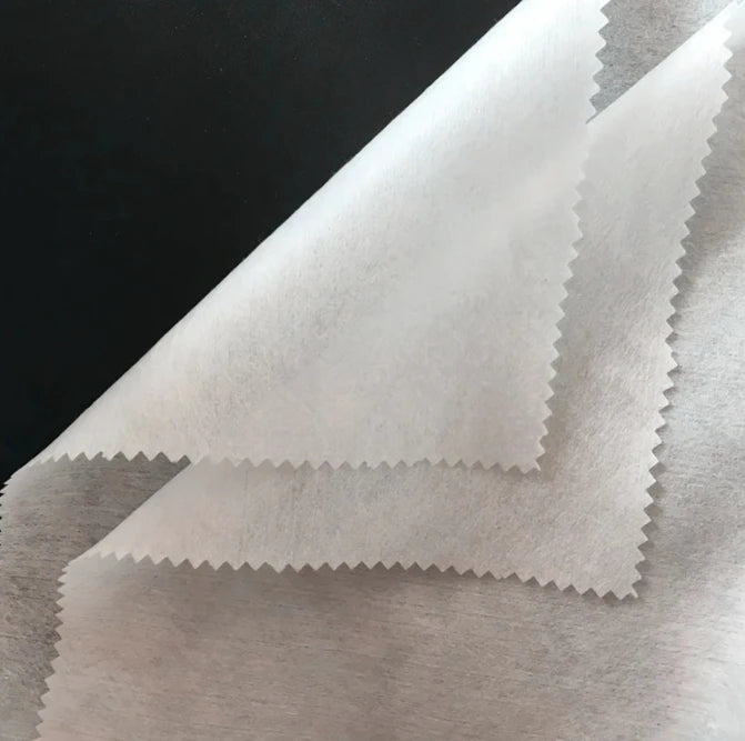 Pet Non Woven Fabric Interlining Air Filter Breathable Water-Soluble Polyester Viscose Fabric Lightweight Soft