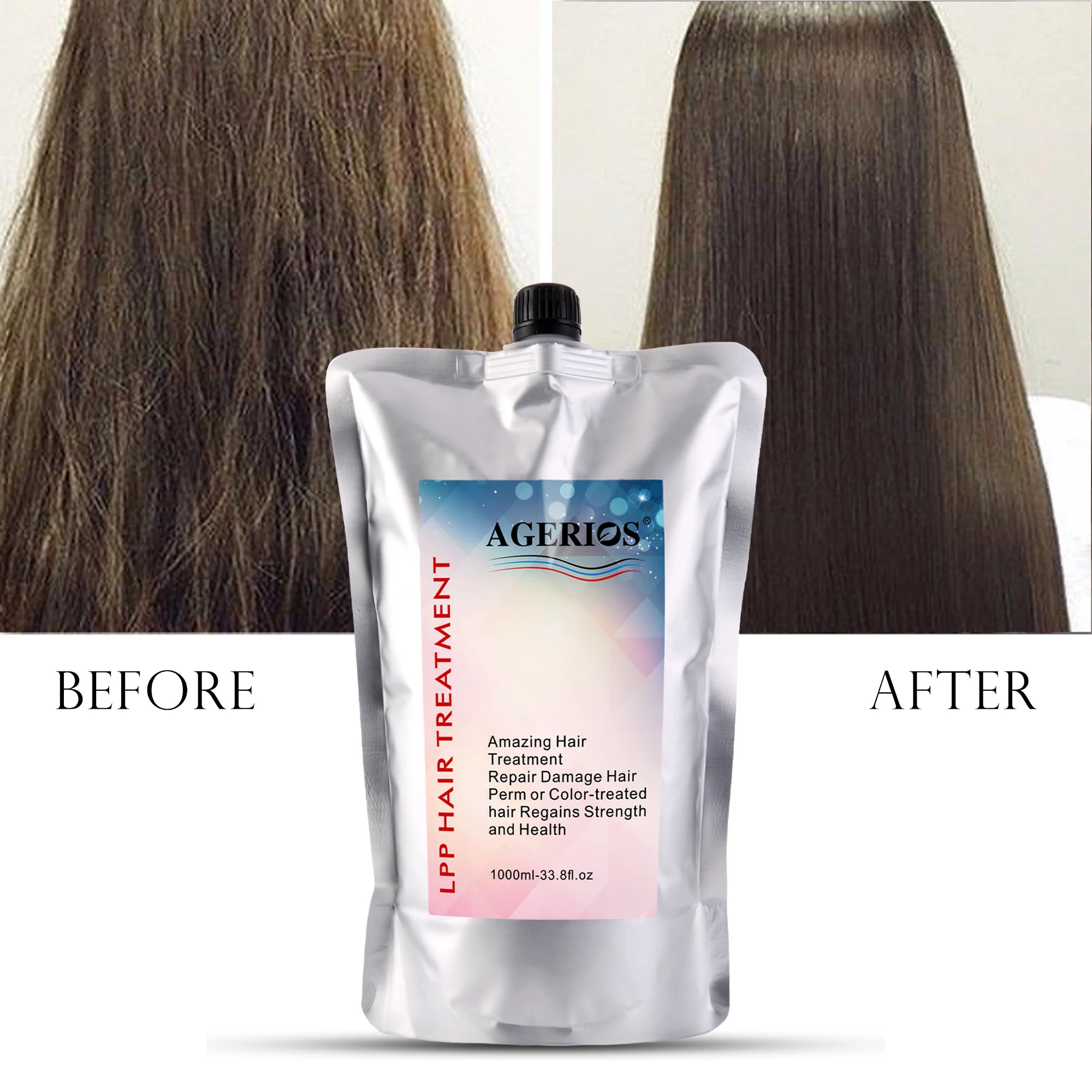 Organic Anti-Dandruff Hair Loss Treatment Mask LPP Keratin Hyaluronic Acid Argan Oil for Damaged Hair Nourishing Refreshing