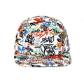 Wholesale Factory Low Price Hawaii Floral Printing 3D Logo Custom Snapback Hat Sporty Dobby Fabric Hand Embroidery Hip Hop Style