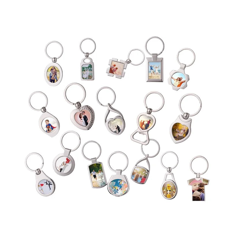Personality Blank Sublimation Metal Key Chain Bottle Opener Keychains with Box Pack