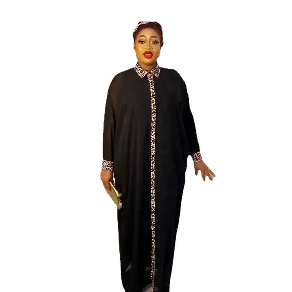 2024 Hot Sale Middle East Fashion Long Dress African Clothing Women Casual African Dresses Customtwo Piece African Dress