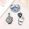 Middle Finger Charms Lovers Ouija Acrylic Pendant Jewlery Findings for Earring Necklace Diy