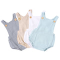 Wholesale Infant Clothes Summer Baby Polyester Cotton Rompers Sleeveless Suspender Newborn Jumpsuit