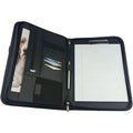 Mobile A4 Leather File Folder Portfolio Binder Business Conference Company Folder Organizer Custom Embossed logo Document Bag