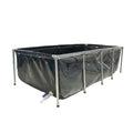 Lvju 900 Gallonss Fish Tank 200*300*61cm Betta Jelly Fish Tank Portable Stainless Steel Koi Fish Pond