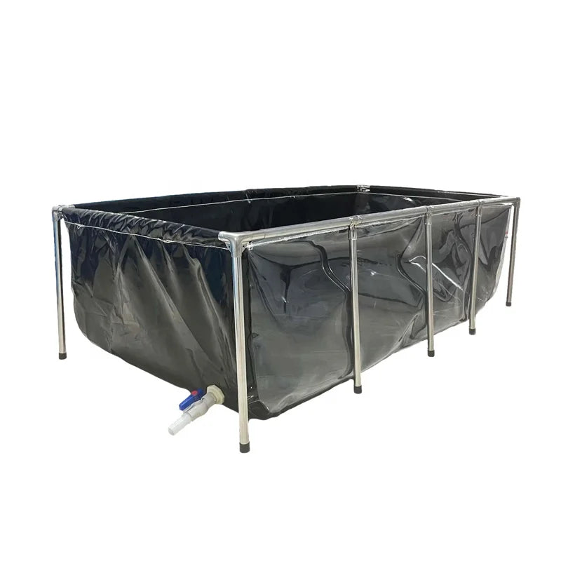 Lvju 900 Gallonss Fish Tank 200*300*61cm Betta Jelly Fish Tank Portable Stainless Steel Koi Fish Pond