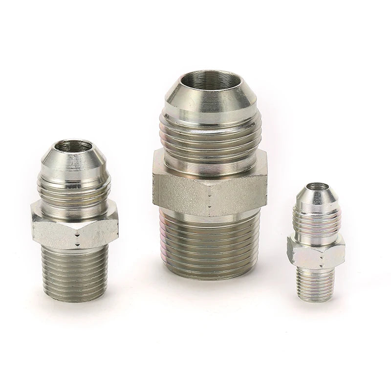 Manufacturer China Supplier Straight Male Jic to Npt Stainless Steel/carbon Steel Tube Pipe Fitting