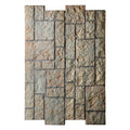 Lightweight Modern Style PU Artificial Castle Wall Stone Decoration Exterior and Interior Wall Panel