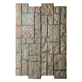 Lightweight Modern Style PU Artificial Castle Wall Stone Decoration Exterior and Interior Wall Panel