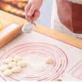 Custom Multipurpose Pastry Mat Bakeware Non Stick Sheet Silicone Baking Mat With Measurements for Pastry Rolling