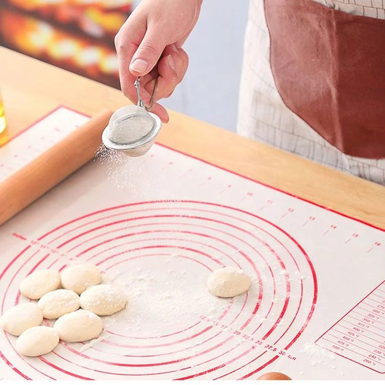 Custom Multipurpose Pastry Mat Bakeware Non Stick Sheet Silicone Baking Mat With Measurements for Pastry Rolling