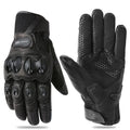 Man Leather Motorcycle Riding Gloves Breathable Motocross Racing Hand Gloves Touch Screen Motorbike Bike Cycling Gloves