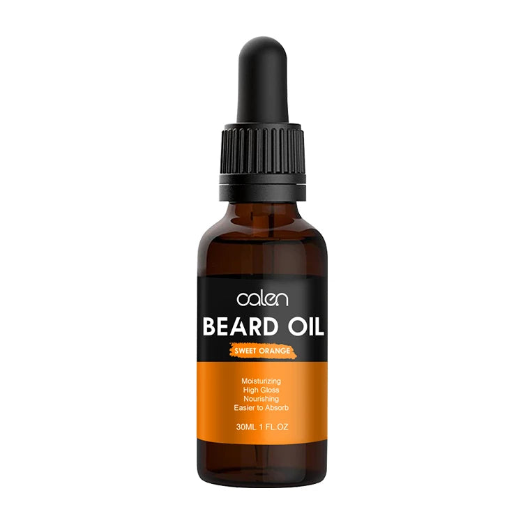 Wholesale Beard Oil Serum 30ml Sweet Orange Beard Oil Refreshing Moisturizing Man Beard Oil