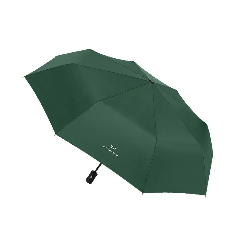 Automatic Open Popular Promotional UV Folding Straight Golf Umbrella