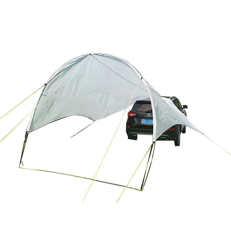 Latest Design Single Layer Portable Waterproof Polyester Tent for Camping and Outdoor Travel for Families Cars Stock Available