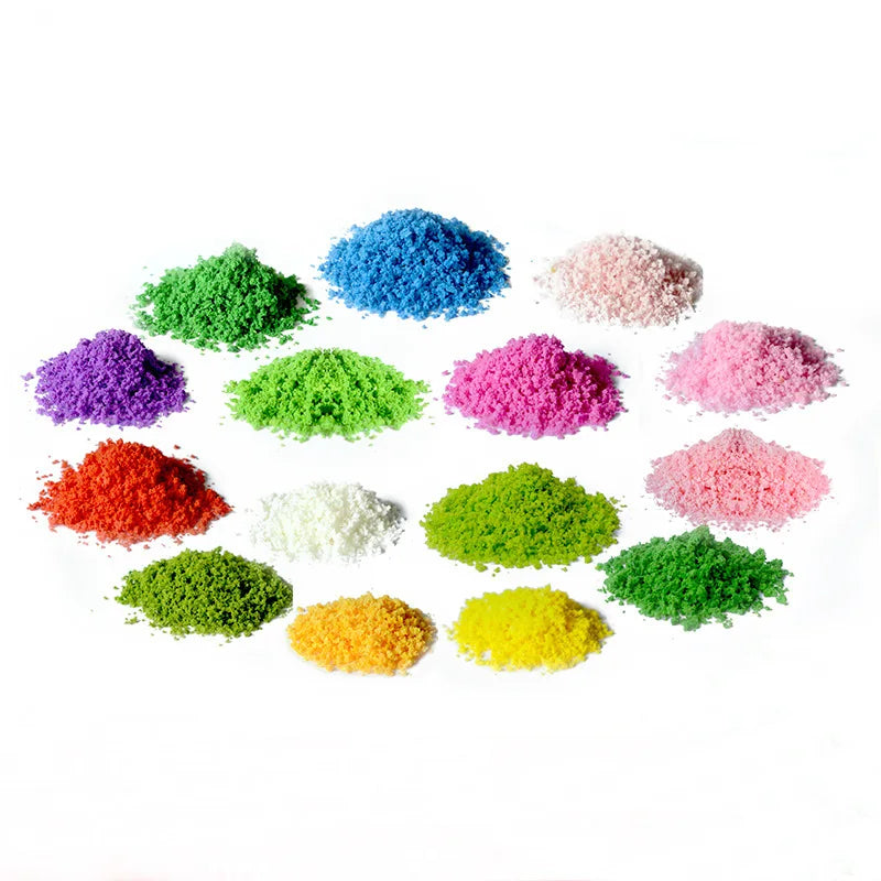 1kg Artificial Miniature Architecture 1:35 1:48 1:72 1:87 O HO N TT Z Ho Scale Train Sponge Model Tree Powder Color Pollen