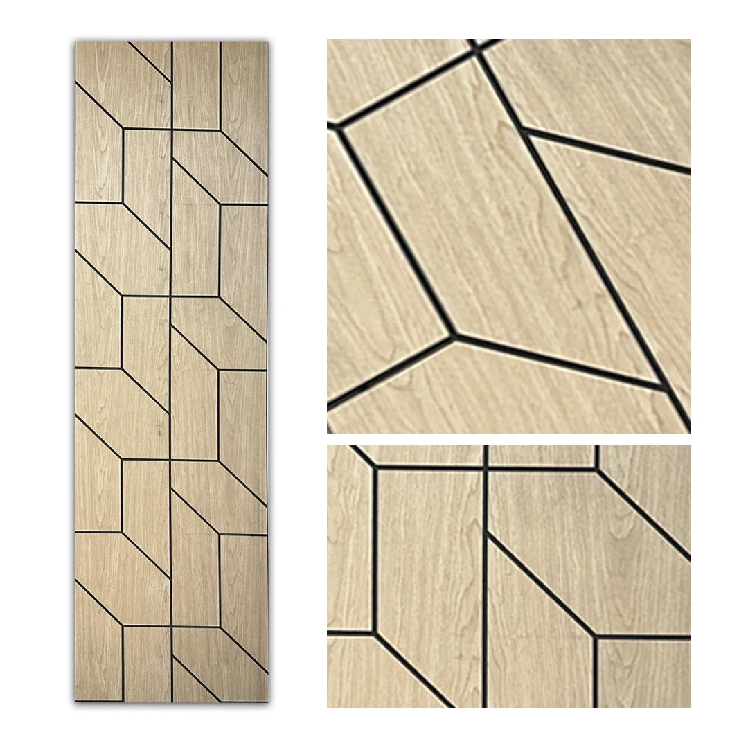 Kasaro Modern Wood Acoustic Wall Panels Customised Interior Engraved Panels Home Decor Acoustic Wall Panels