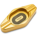 CIGARLOONG Beautiful Appearance for Home and Office Cigar Ashtray Large Calibre 2 Slot Resin Cigar Ashtray