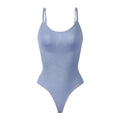 Thin Strapless Bikini Jumpsuit Body Shaping Bodysuit with Buckle Breathable Knitted Fabric for Overweight Girls