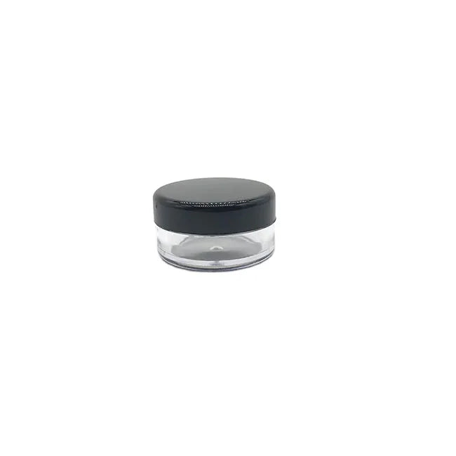 Widely Used Small Capacity Empty Black Cream Cosmetic Plastic Jar
