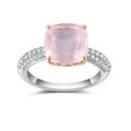 C8346 Abiding Fine Jewelry Wholesale Colored Natural Gems Custom 925 Sterling Silver Ring