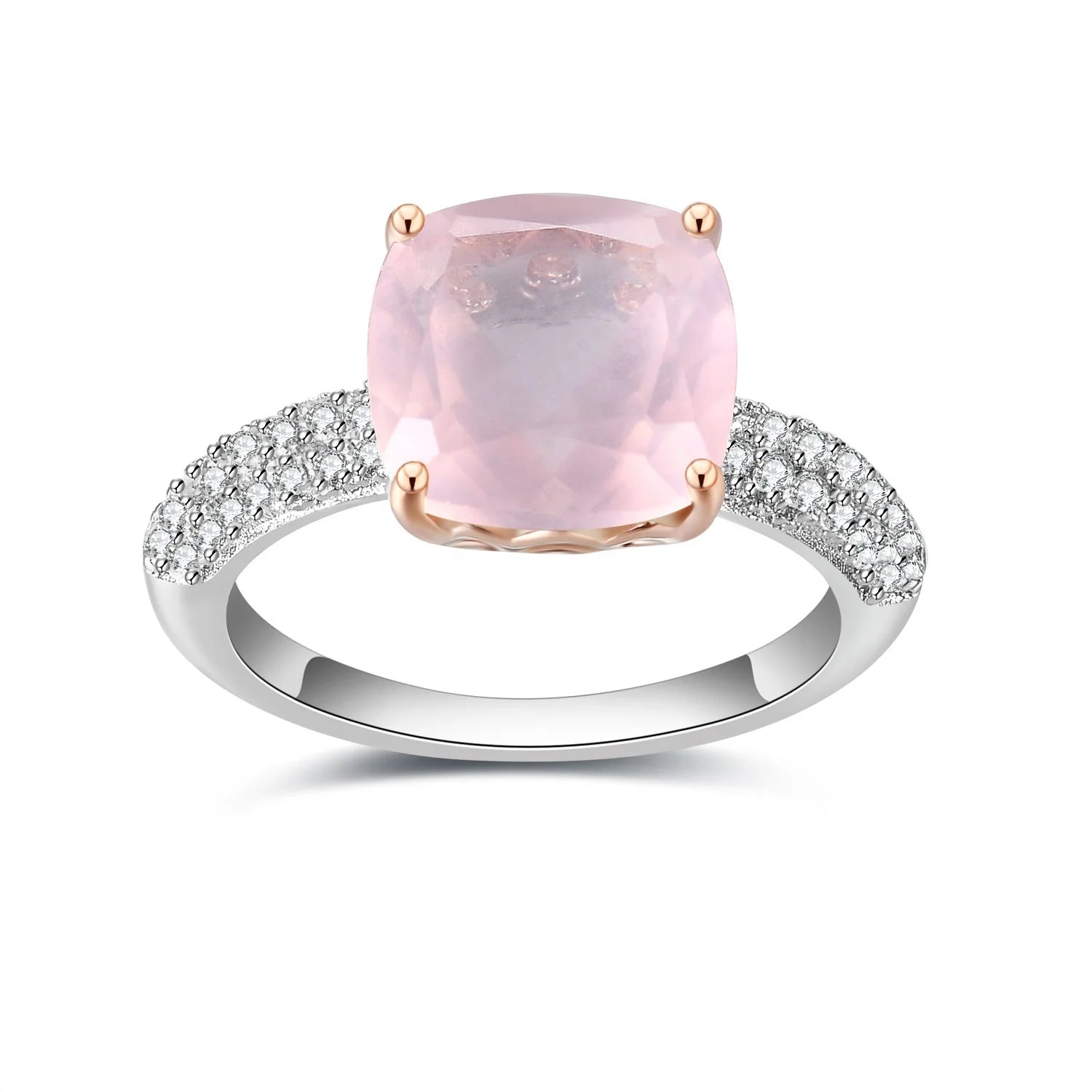 C8346 Abiding Fine Jewelry Wholesale Colored Natural Gems Custom 925 Sterling Silver Ring