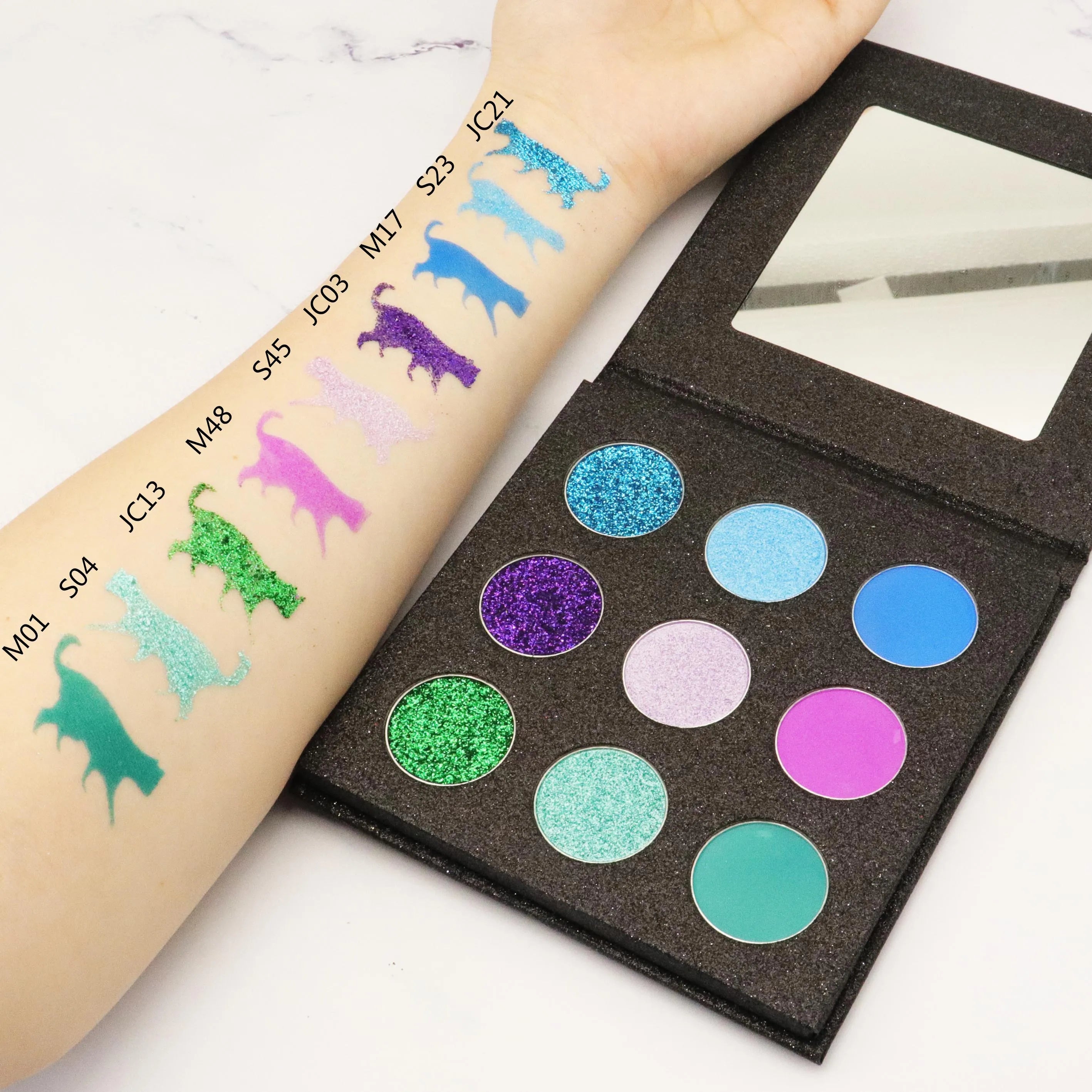 High Quality Eyeshadow Palette Wholesale Custom logo DIY Eyeshadow Palette Private Label