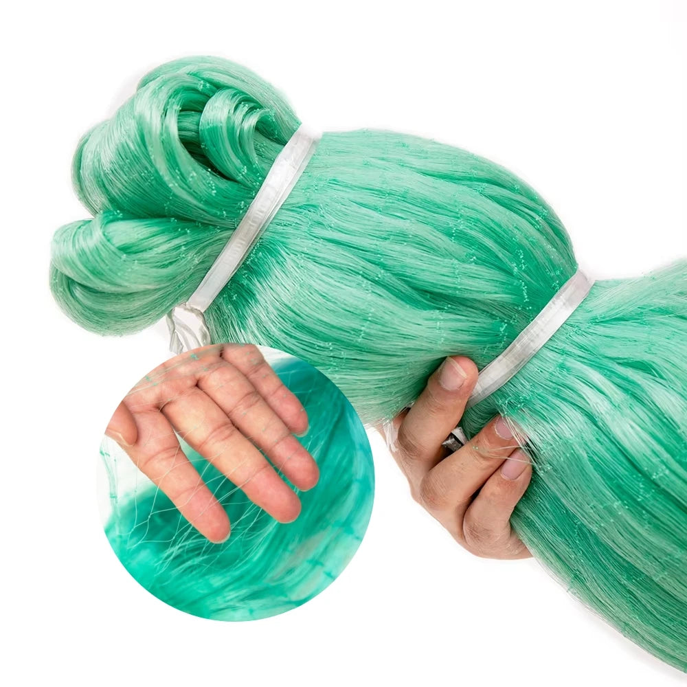 Fishing Products Thickness 0.11MM Depth 75MD Length 180 Meters Nylon Monofilament Fishing Net Fishingnetmesh