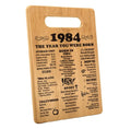 Best Seller Happy 40 Year Old Birthday Gifts Vintage 1984 40th Birthday Decorations Bamboo Cutting Board