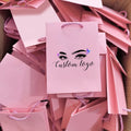 Eyelashes Box Gift Bag Private Label logo Eyelash Packaging Bag Lashbox Packaging Mink Lashes Box Handbag Eyelash Packaging