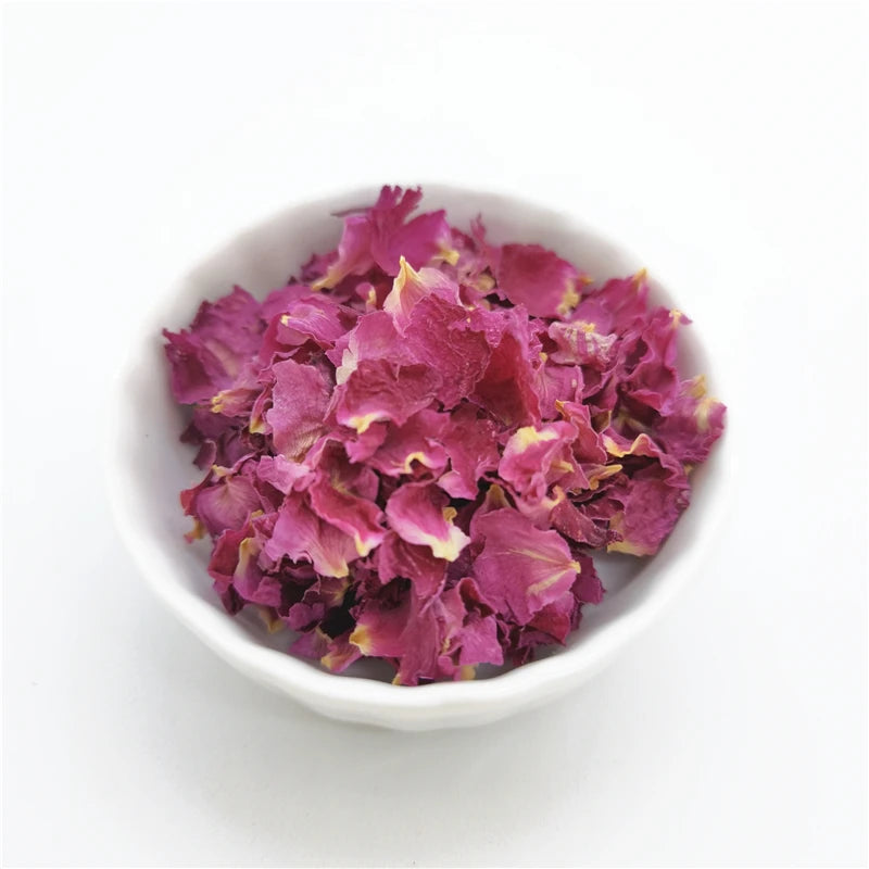 Food Grade Dry Rose Petals Flower Tea Freeze Red Rose Petal Herbal Tea Edible Dried Rose Petals