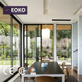 EOKO Acoustic Aluminum Double Glazed Glass Patio Kitchen Soundproof Slim Sliding Doors for Hotel