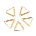 High Quality Custom Gold Triangle Paper Clips Metal Clips Stationery for School and Office Whole Sale