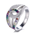 Delicate and Beautiful Colored Stone Ring