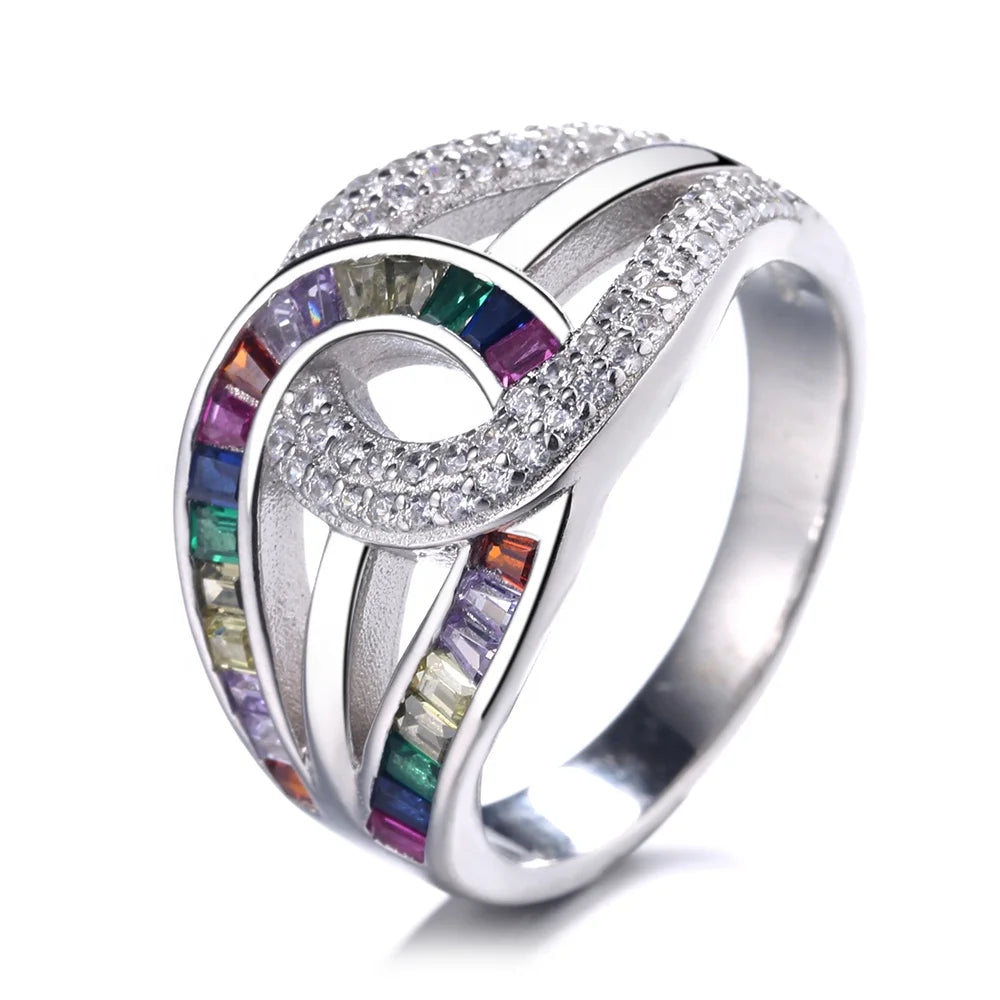 Delicate and Beautiful Colored Stone Ring