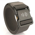 TUSHI Factory New Automatic Buckle Tactical Belt Aluminum Alloy Nylon Casual Quick Release Outdoor Accessories 125cm