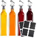 Glass Bottle Seasoning Oil Container Kitchen Cooking Containers Soy Sauce Bottles Transparent Glass