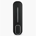 2023 Hot Black ABS Matte Foam Hand Soap Dispenser 350ml Wall-Mounted for Hotel Bathroom