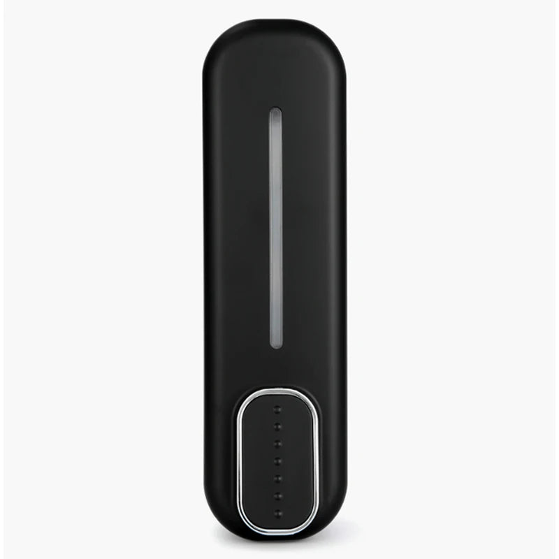 2023 Hot Black ABS Matte Foam Hand Soap Dispenser 350ml Wall-Mounted for Hotel Bathroom