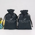 Promotional Drawstring Velvet Bag Custom Logo Printed Drawstring Pouch Packaging Fabric Gift Bags