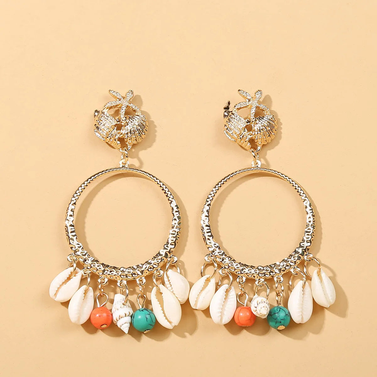 Bohemian Shell Tassel Earrings - Wholesale Accessories for Women