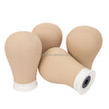 Leeons Wig Display Styling Wig Stand Hair Extension Tools Canvas Block Head Mannequin Head for Wig Making Styling Displaying