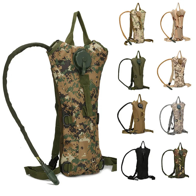 CS-034 Hiking Climbing Hydration BackPack Tactical Backpack Rucksack 3L Bladder Water Bag