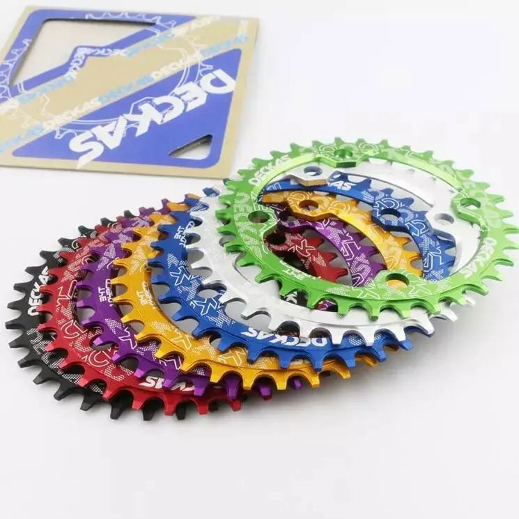 Deckas 104BCD 32 34 36 38T Round Oval Narrow Wide MTB Mountain Bike Bicycle Chain Wheel Chainwheel for Riding Comfort
