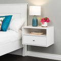 Unique Bedroom Luxury Wooden Modern Floating Nightstands Small Bedside Table Portable Wall Mounted Night Stand with Drawer