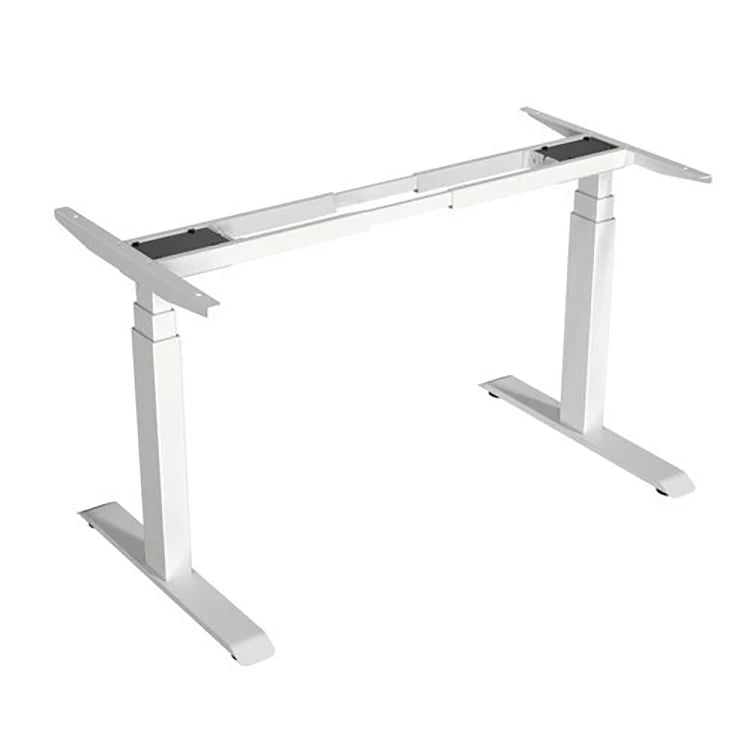 Latest 3 Stage Quiet Office Furniture Automatic Electric Height Adjustable Standing Desk Dual Motor Sit Stand Desk