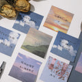 Creative Scenery School Student Sticky  Memo Pad Decoration Notes Pad
