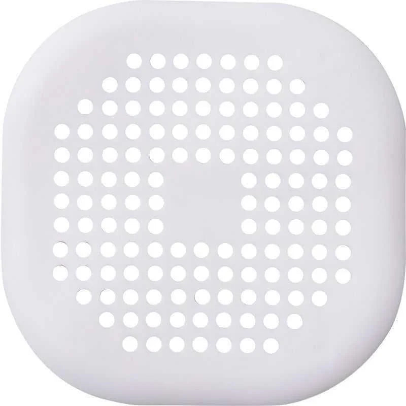 Hair Catcher Square Drain Cover Hair Stopper for Shower Silicone Bathroom Kitchen Sink Drainer Water Floor Drain Strainer