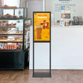 21.5 Inch Indoor Advertising Player Video Floor Stand Lcd Portable Screen Digital Poster Advertising Display