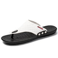 Summer Hot Sell Outdoor Footwear Flat Casual PU Leather Sandals Men Slide Slippers Beach Flip Flops